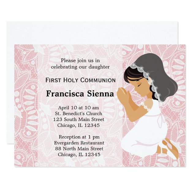 First Holy Communion Invitation