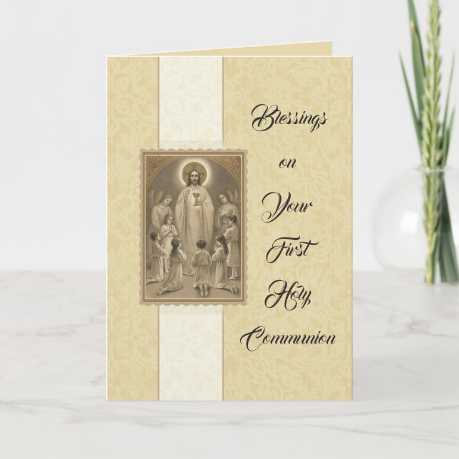 First Holy Communion Card (Front)