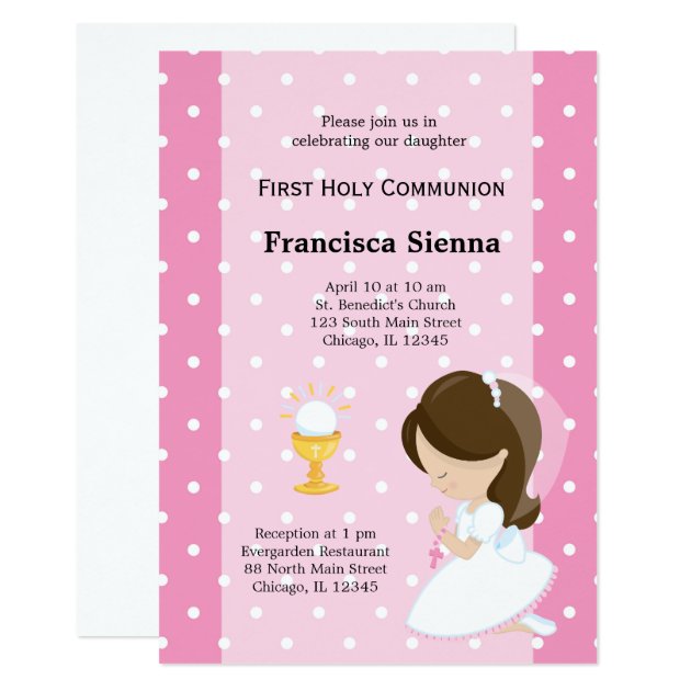 First Holy Communion Invitation