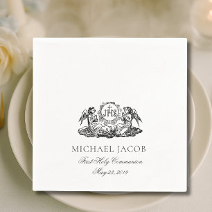 First Holy Communion Catholic Angels Eucharist Napkins