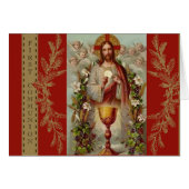 First Holy Communion Catholic Jesus Invitation (Front Horizontal)