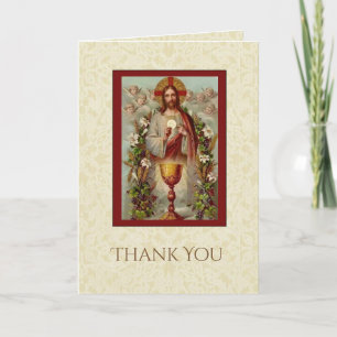 First Holy Communion Catholic Jesus Thank You