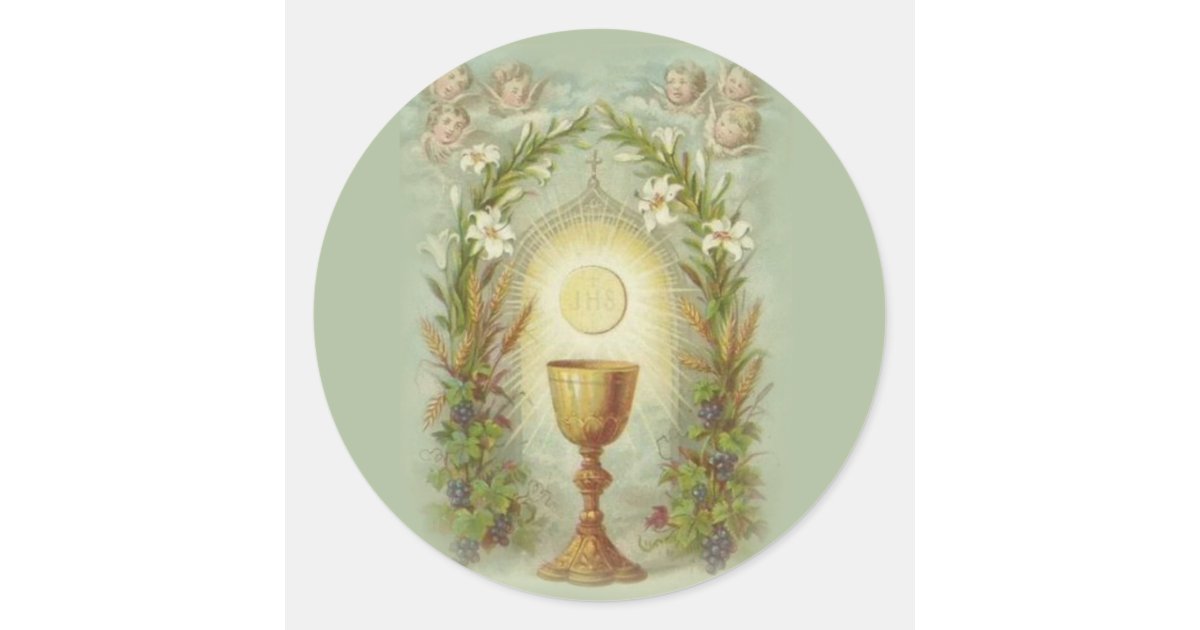 Eucharist Monstrance Catholic Sticker Catholic Vinyl Sticker