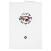 First Holy Communion Catholic Roses Thank You Cards (Back)