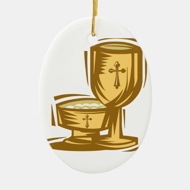 First Holy Communion Ceramic Ornament (Front)