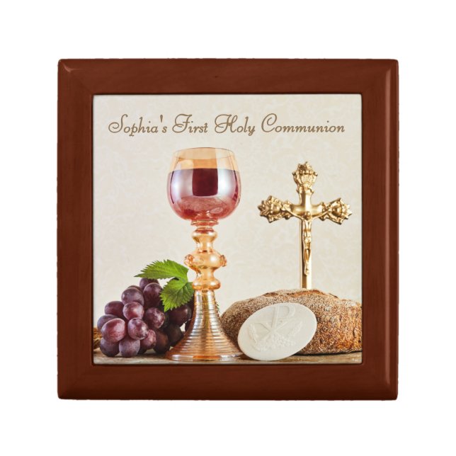 First Holy Communion Chalice Eucharist Design   Gift Box (Front)