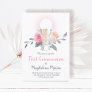 First Holy Communion Chalice Host floral decor Invitation