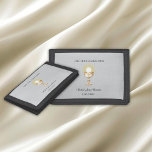 First Holy Communion Chalice Trifold Wallet<br><div class="desc">Perfect gift for the special occasion with this elegant,  traditional gold chalice with Communion host First Holy Communion trifold wallet! perfect Holly Communion gift for that special young man on his big day. Customize with your own details and make this a memorable occasion.</div>