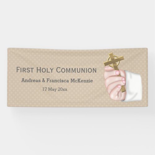 First Holy Communion  choose background color Banner