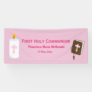 First Holy Communion * choose background color Banner