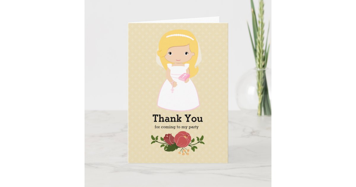 First Holy Communion * choose background color Card | Zazzle