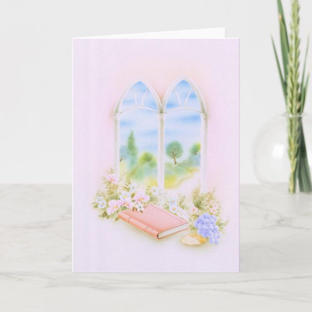 First Holy Communion, confirmation Card (Front)