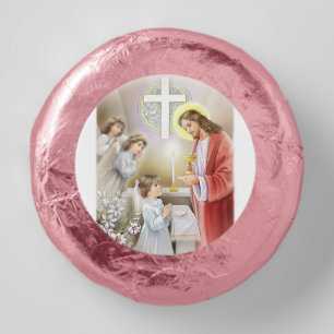 First holy communion confirmation for girl cookies dipped oreo cookie favors