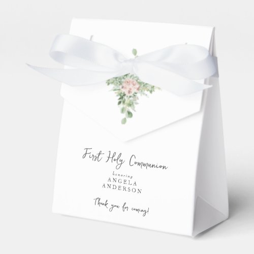 First Holy Communion Cross Thank You Favor Box