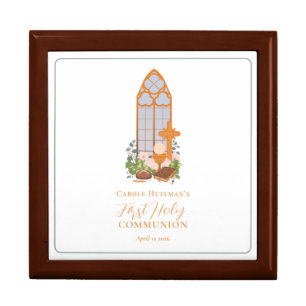 First Holy Communion Custom Rosary Gift Box