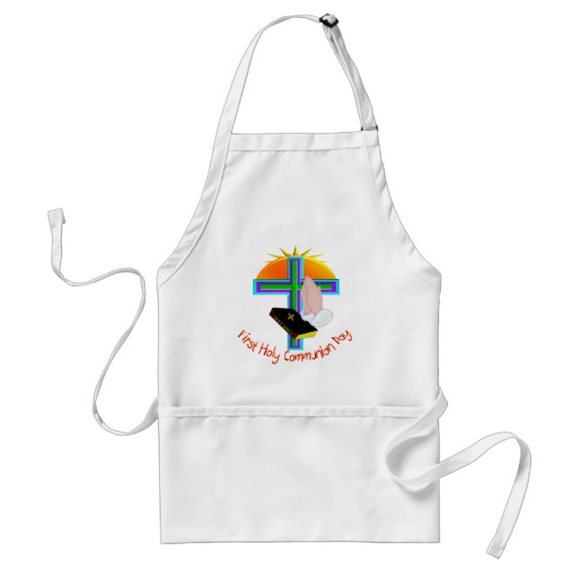 First Holy Communion Day Gifts Adult Apron (Front)