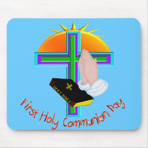First Holy Communion Day Gifts Mouse Pad