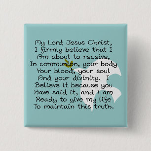 First Holy Communion Day Gifts Pinback Button