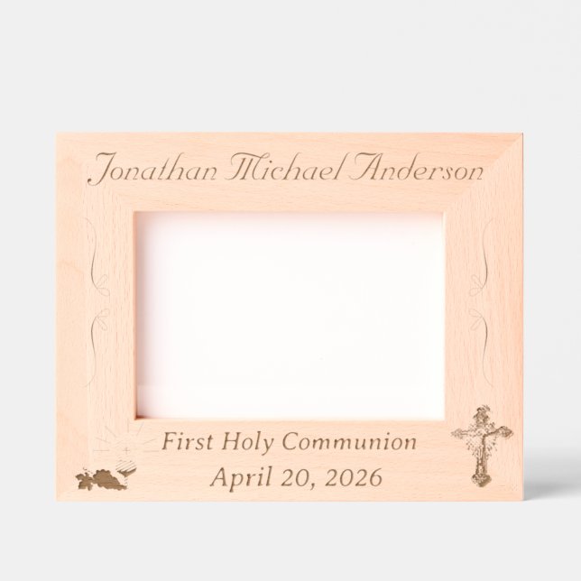 First Holy Communion Engraved Frames (Front)