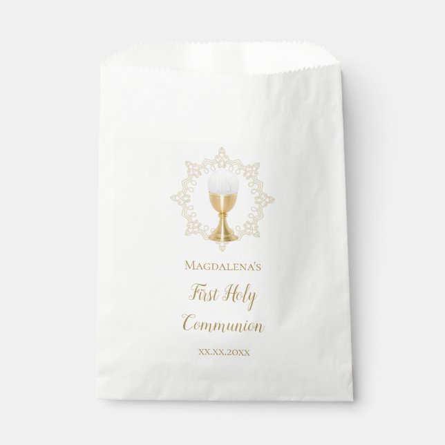 First Holy Communion  Favor Bag (Front)