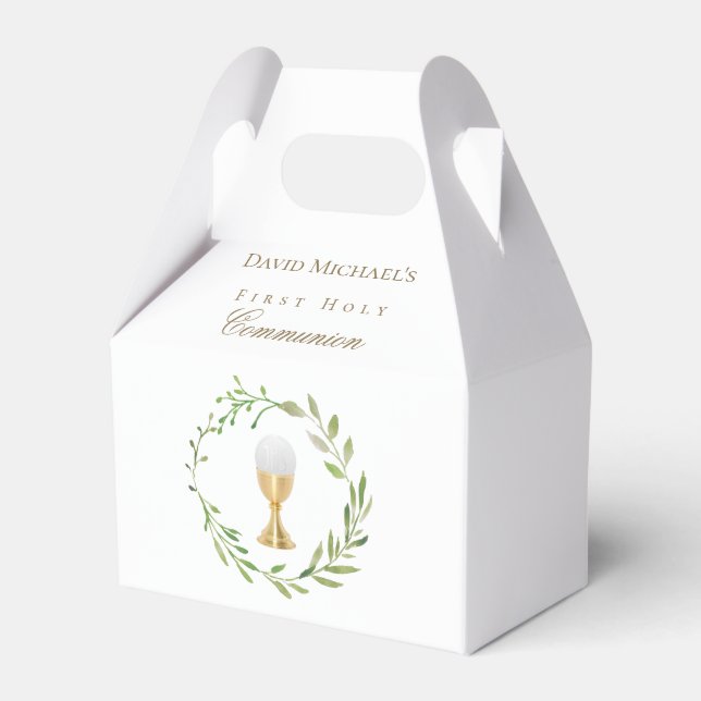 First Holy Communion Favor Boxes (Front Side)