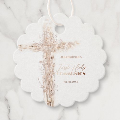 First Holy Communion favor tags