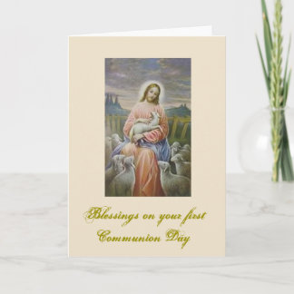 First Holy Communion for boy and girl Card
