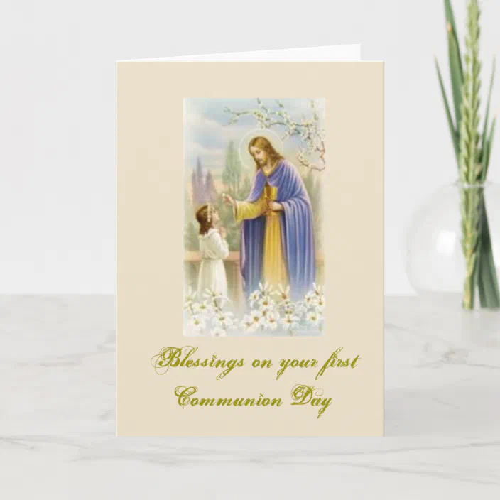 Congratulations Card for Communion