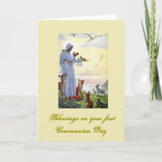 First Holy Communion - for Congratulations - Card