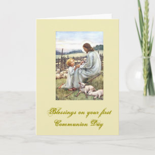 First Holy Communion - for Congratulations - Card
