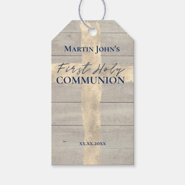First Holy Communion  Gift Tags (Front)