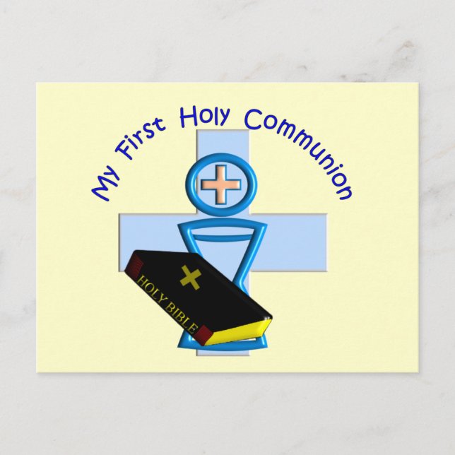 First Holy Communion Gifts for Kids Postcard (Front)