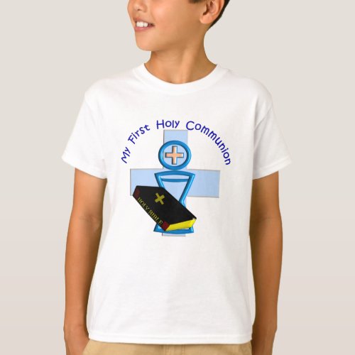 First Holy Communion Gifts for Kids T_Shirt