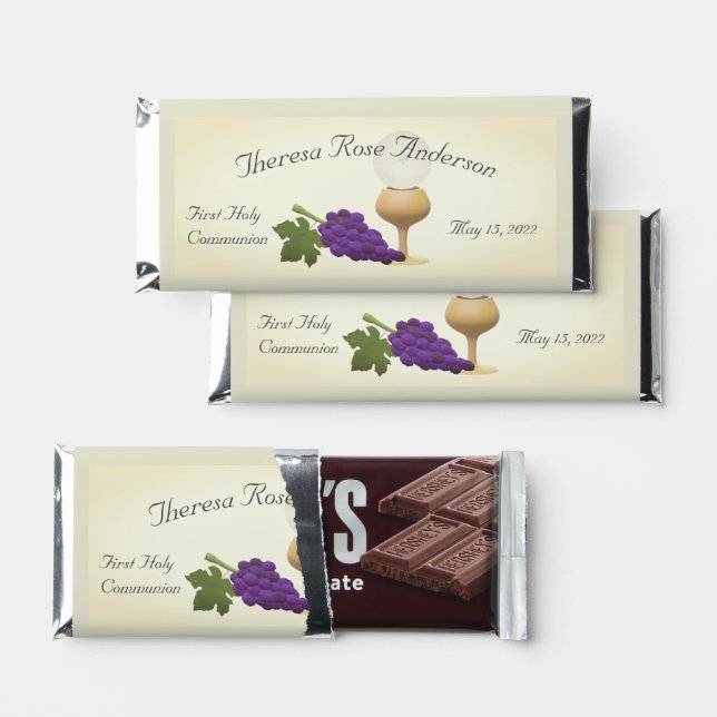 First Holy Communion  Hershey Bar Favors (Front)