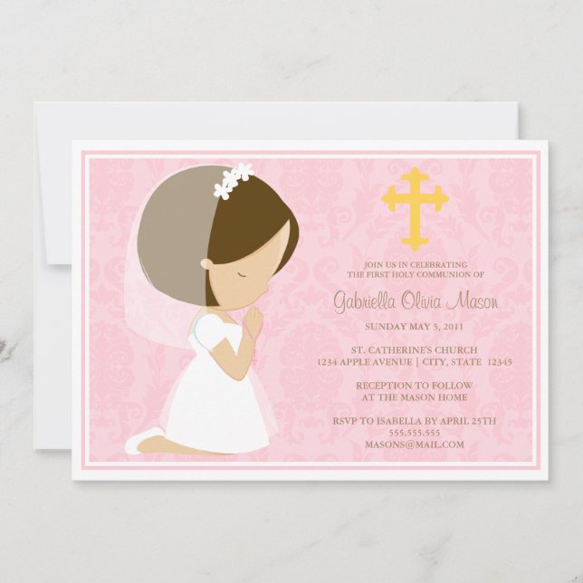 First Holy Communion | Invitation (Front)