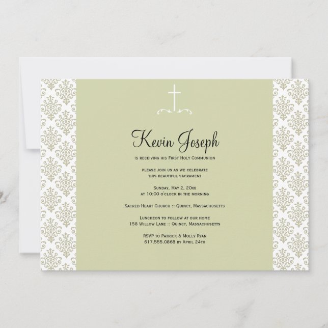 First Holy Communion Invitation (Front)