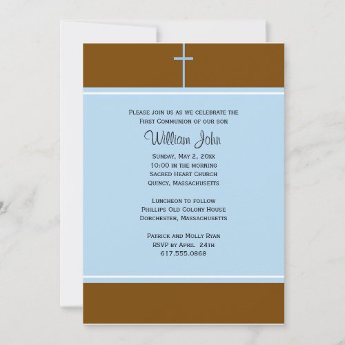 First Holy Communion Invitation