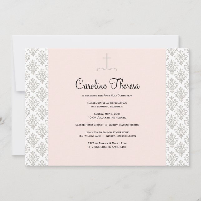 First Holy Communion Invitation (Front)