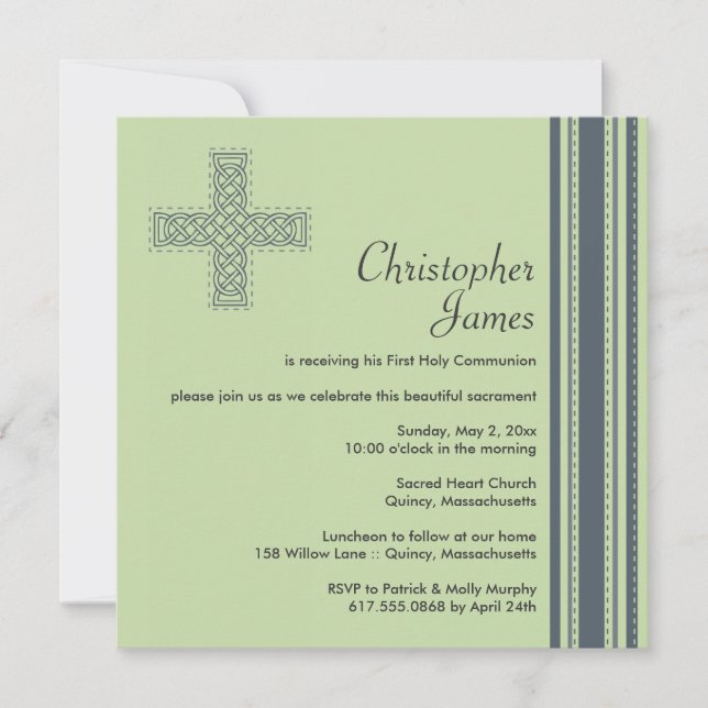 First Holy Communion Invitation (Front)