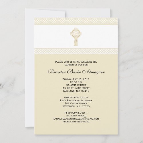 First Holy Communion Invitation