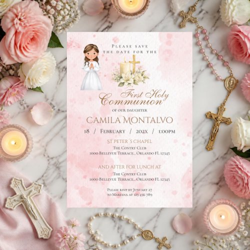 First Holy Communion Invitation