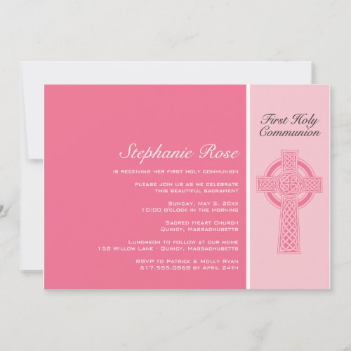 First Holy Communion Invitation