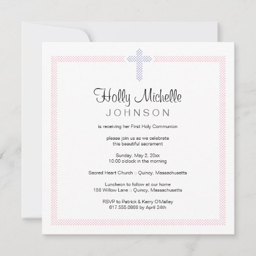 First Holy Communion Invitation