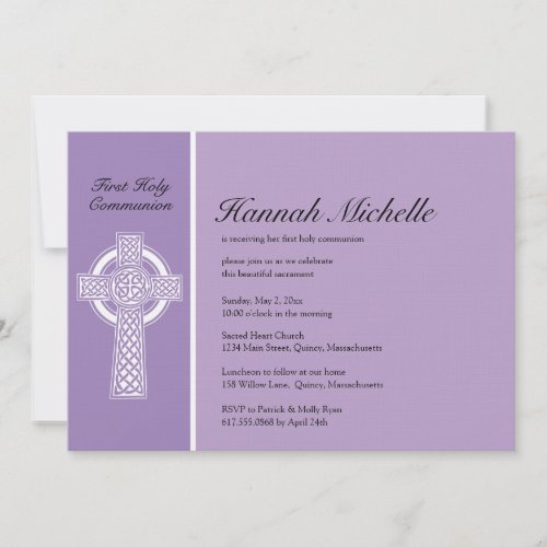 First Holy Communion Invitation