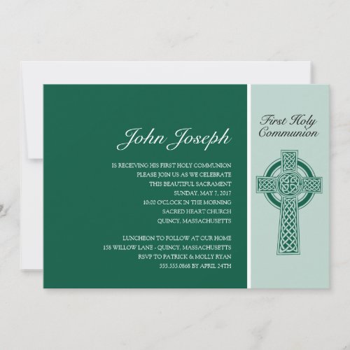 First Holy Communion Invitation