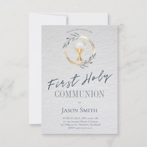 First Holy Communion Invitation