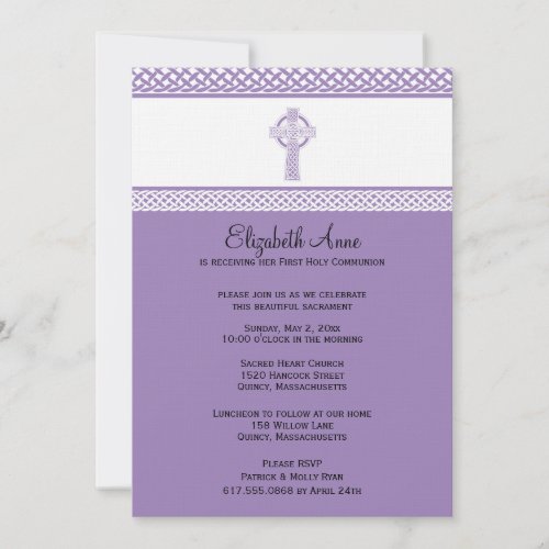 First Holy Communion Invitation