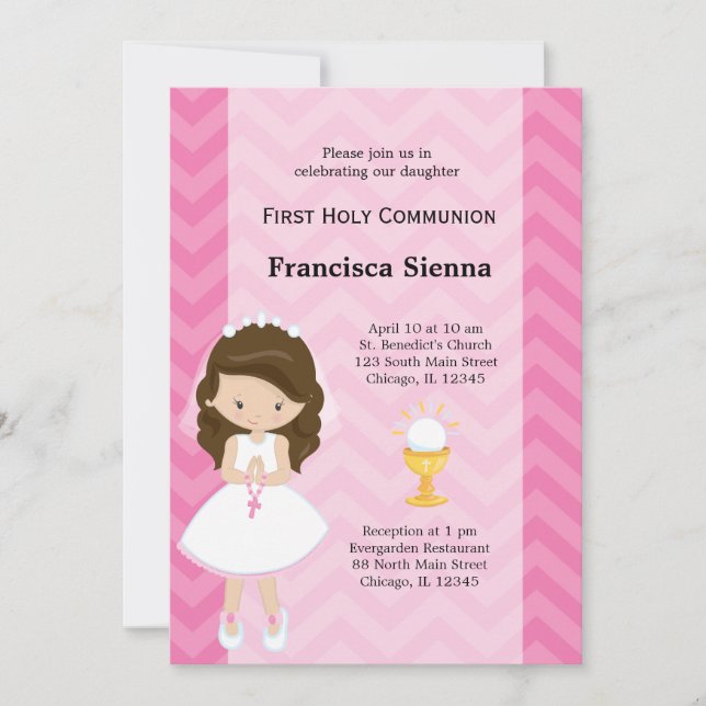 First Holy Communion Invitation (Front)