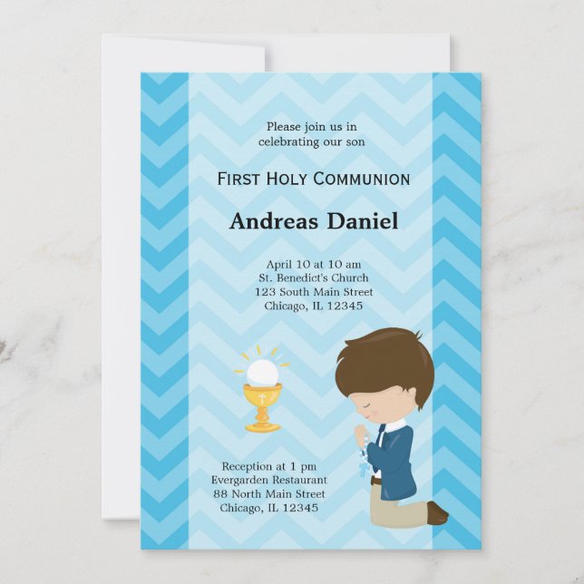 First Holy Communion Invitation (Front)