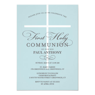 first communion invitations template